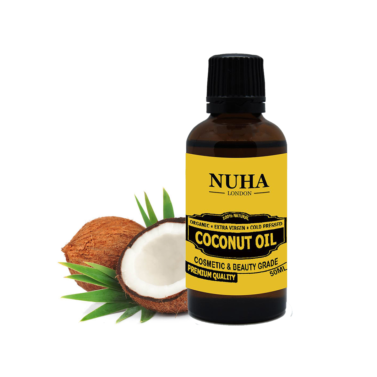 Nuha Organic Extra Virgin Coconut Oil 50ml – TORRONGO e-Commerce ...